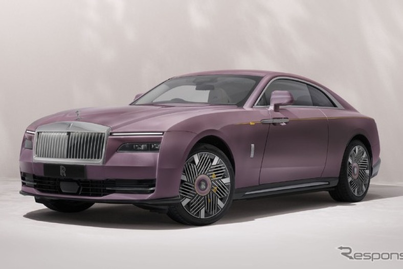 ロールスロイス初のEV『スペクター』、春をテーマに「プリマヴェーラ」発表…桜の花を表現 画像