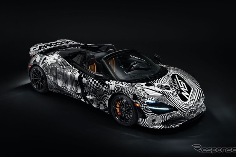 マクラーレン『750S』、1台限りの「プロジェクトViva」発表…ラスベガスの夜景をモノクロで表現 画像