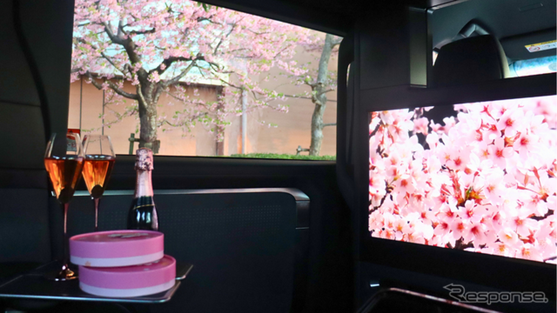 レクサス『LM』を使用した都内桜名所巡りプラン「SAKURA RIDE PLAN」
