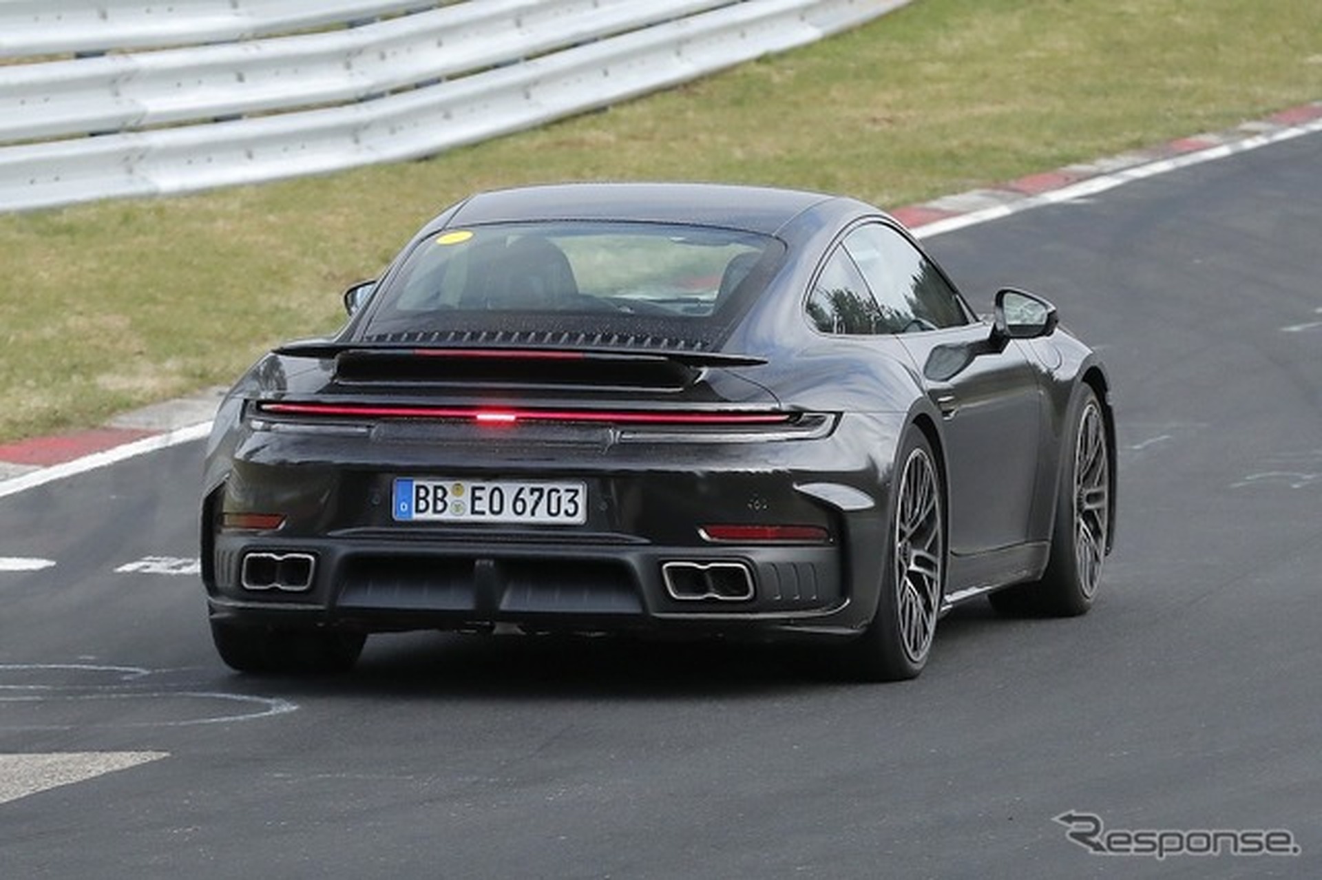 ポルシェ 911ターボS 改良新型のプロトタイプ