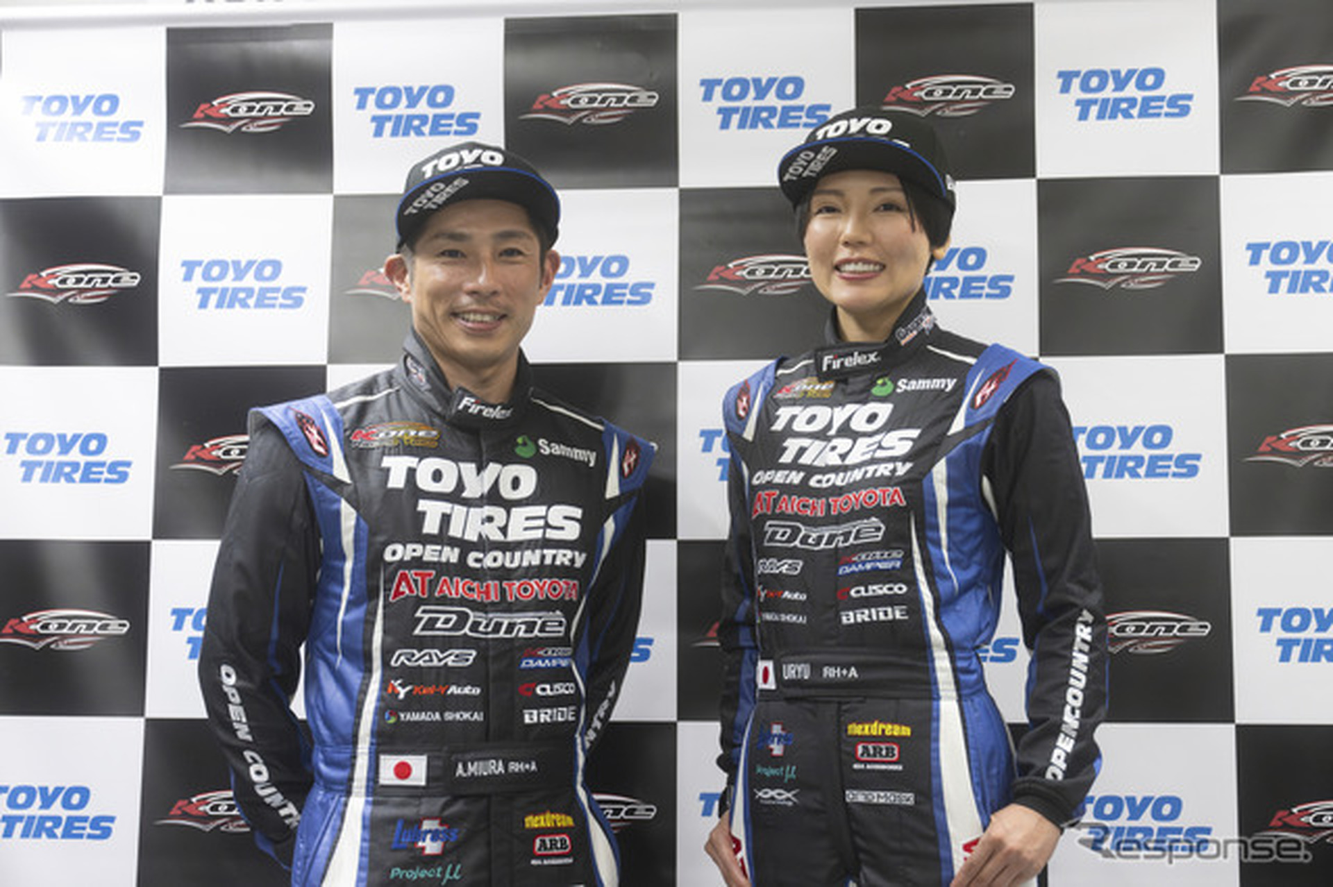 K-one Racing x TOYO TIRES 三浦 昴選手／羽琉選手