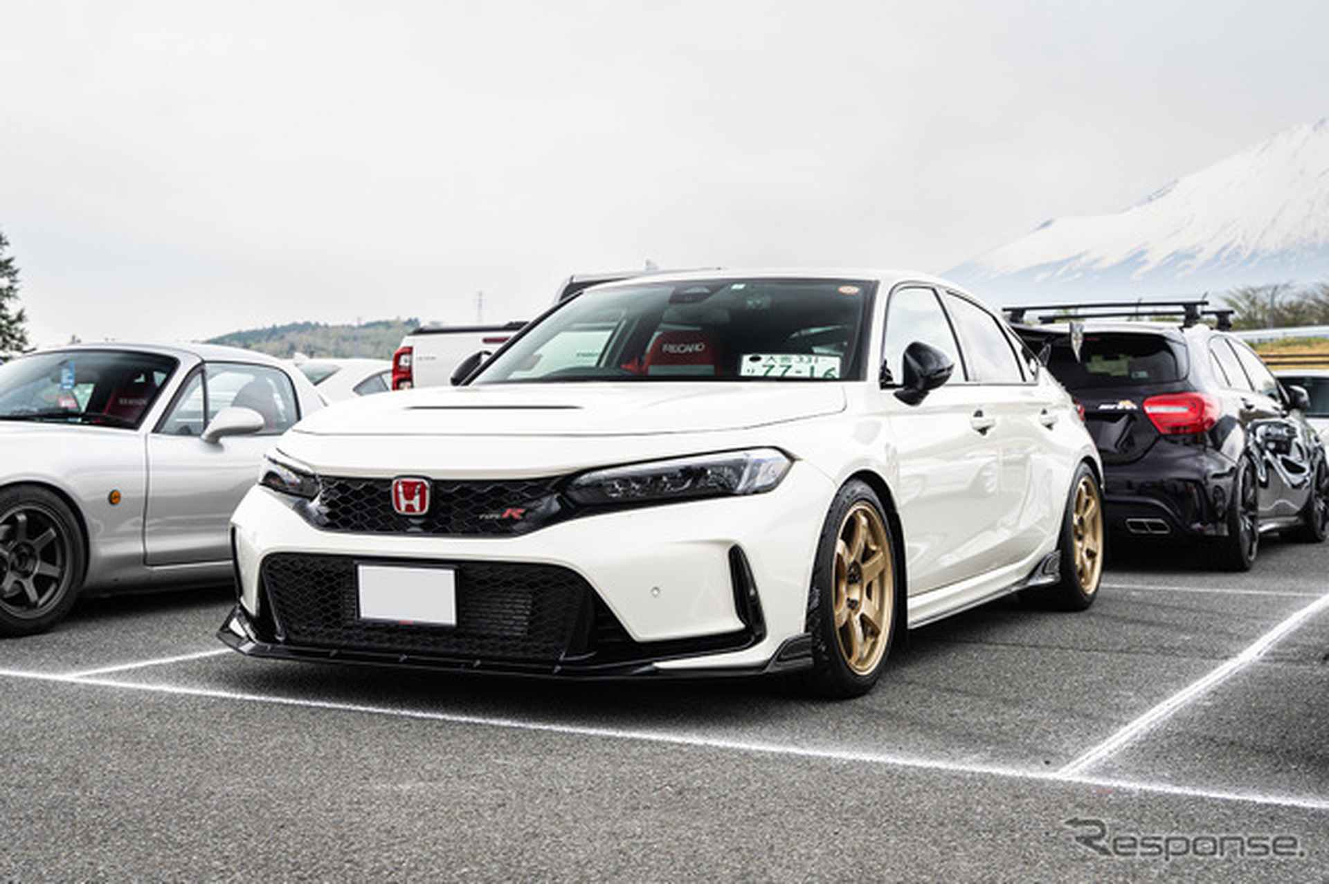 HONDA シビックタイプR × ボルクレーシング TE37 SAGA S-Plus…レイズファンミーティング2025