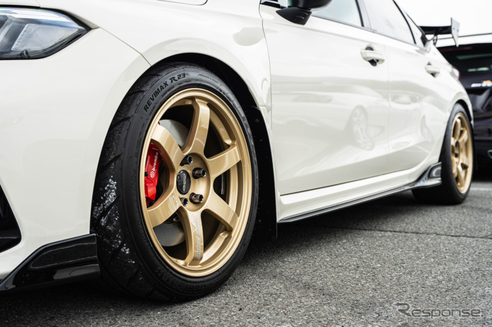 HONDA シビックタイプR × ボルクレーシング TE37 SAGA S-Plus…レイズファンミーティング2025