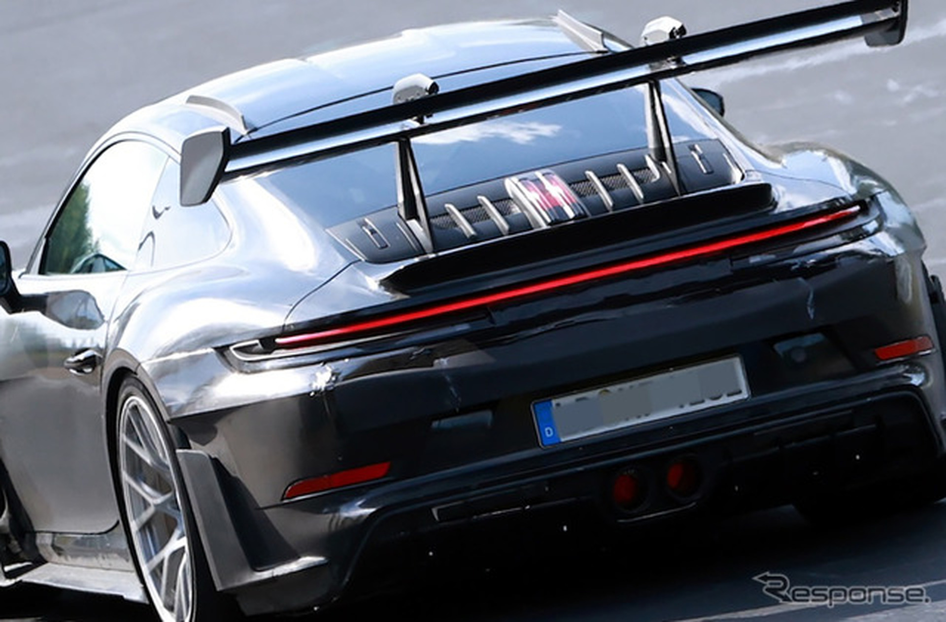 ポルシェ 911 GT3 RS 改良新型のプロトタイプ