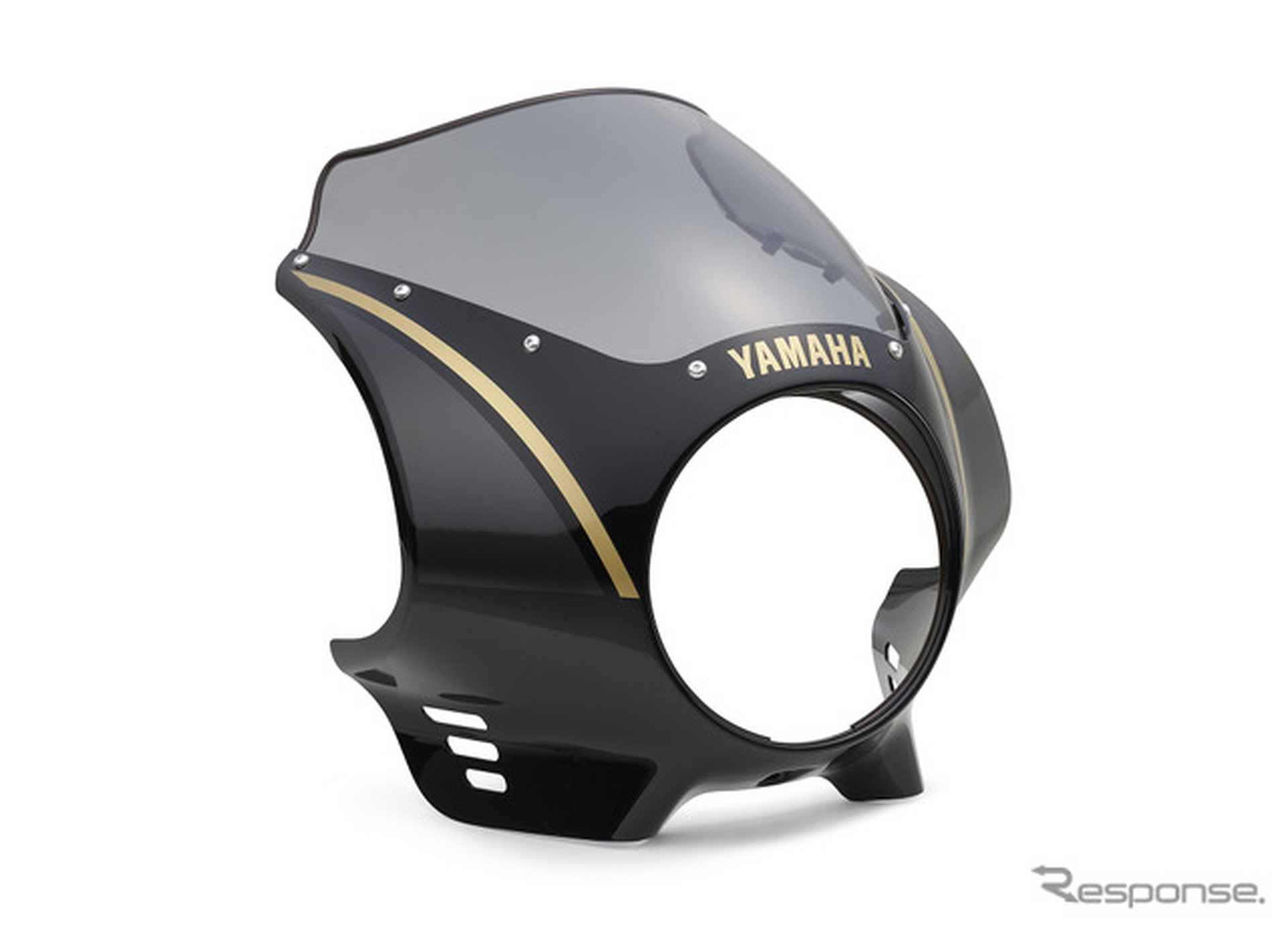 XSR900 2025年モデル用「フロントカウル ブラック/ゴールド」