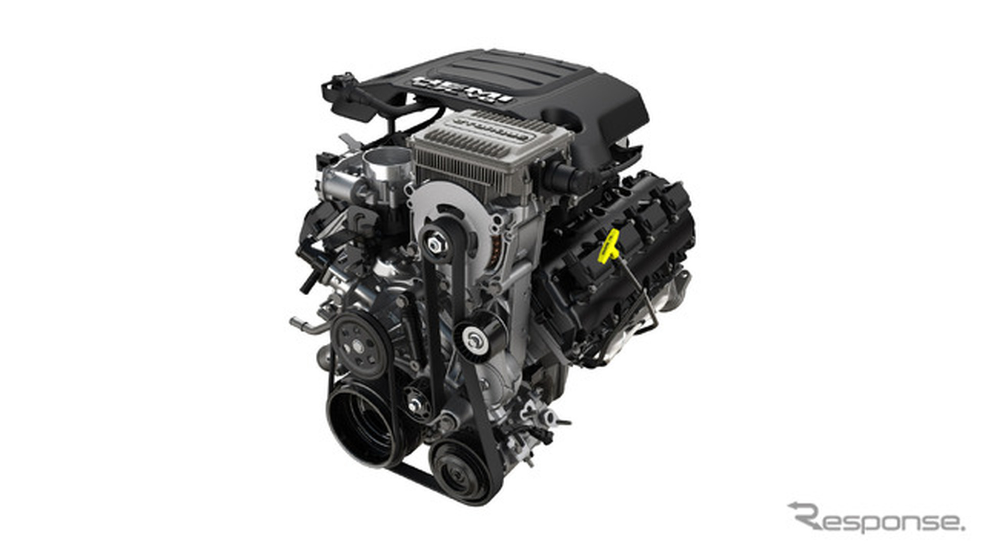 ラム1500に搭載される5.7リットルV8「HEMI」エンジン