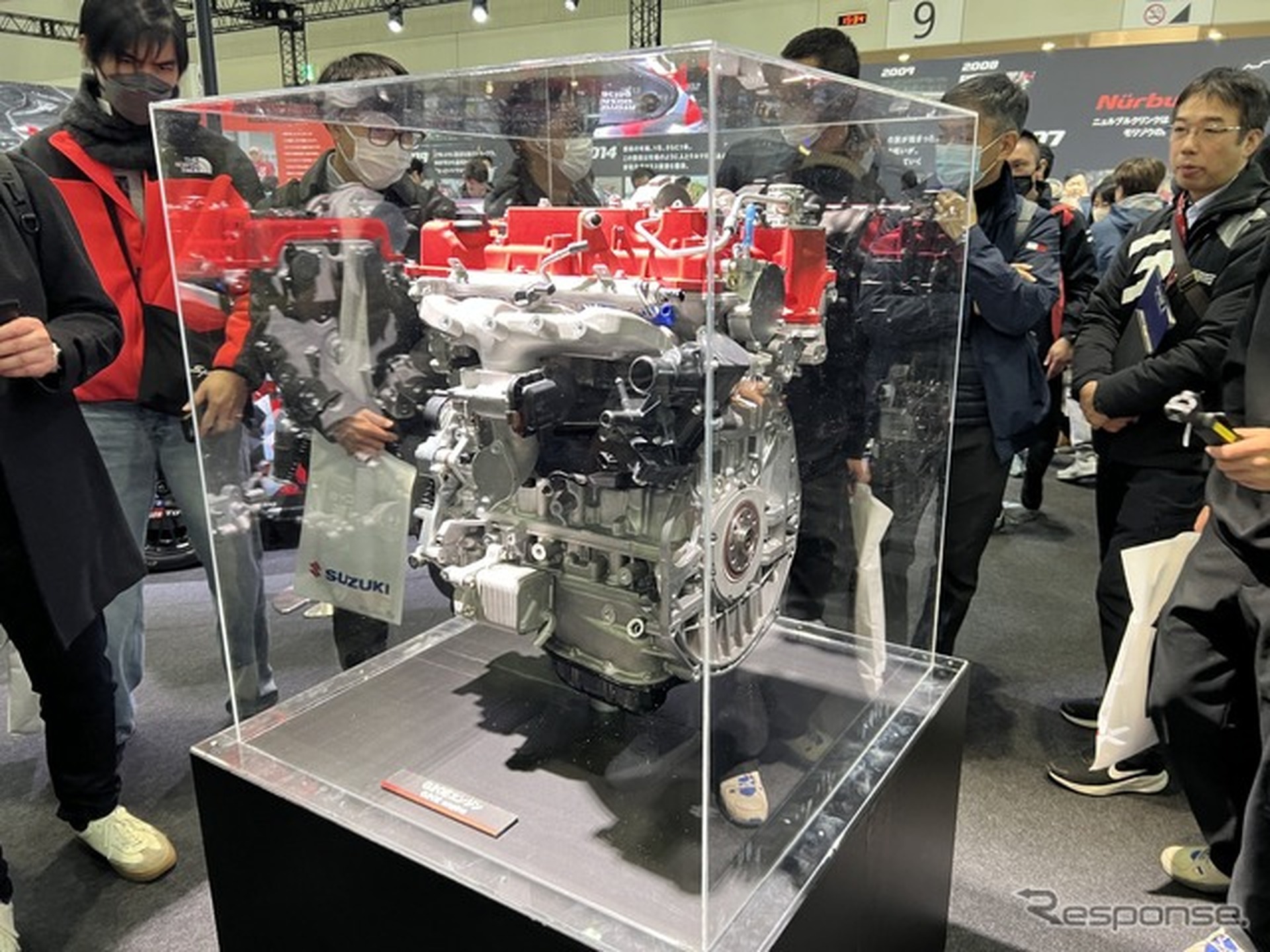 開発中の直列4気筒2.0Lターボエンジン（G20Eエンジン）