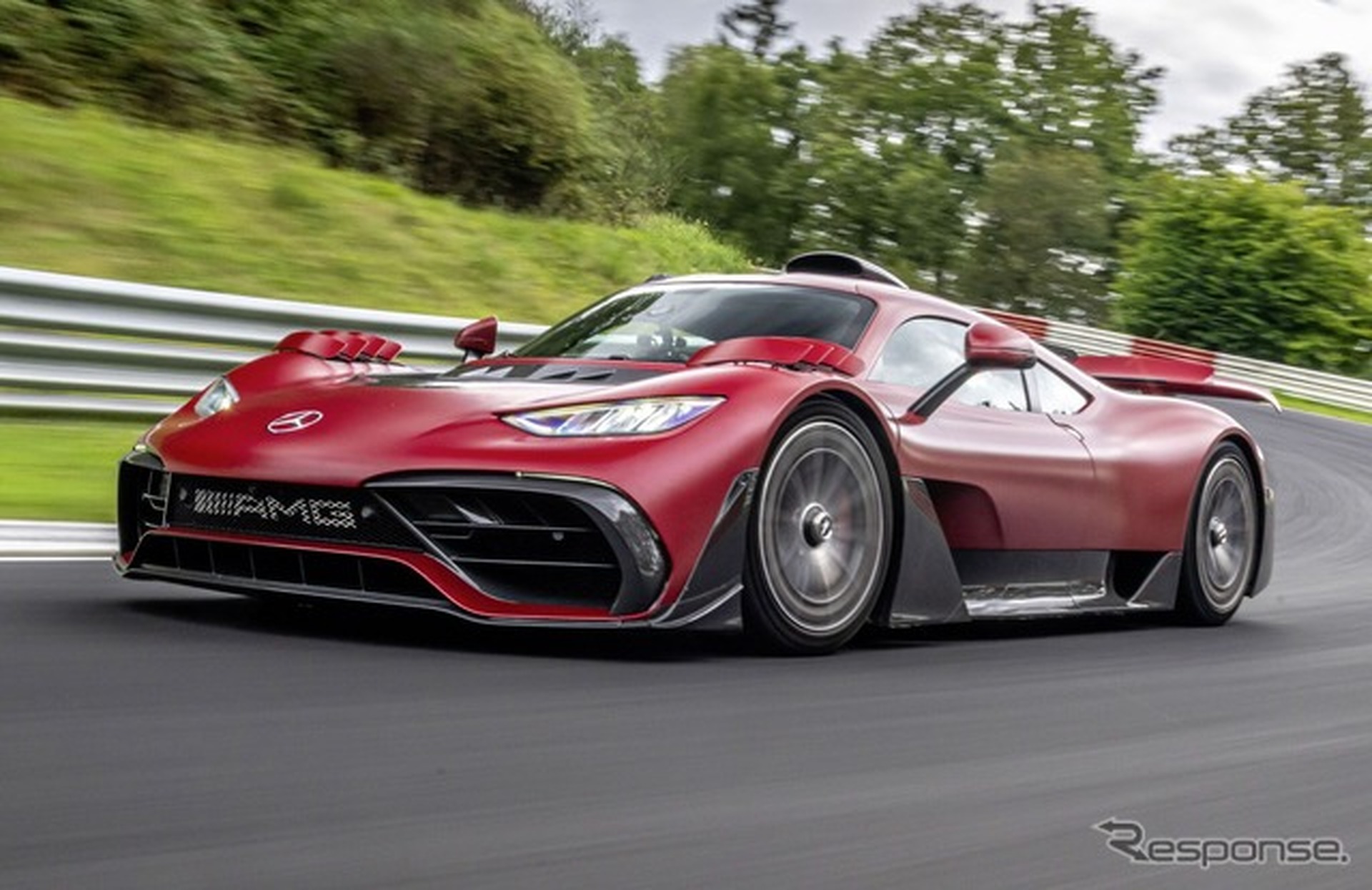 メルセデスAMG『ONE』がドイツ・ニュルブルクリンク北コースで新たな市販車最速記録を樹立