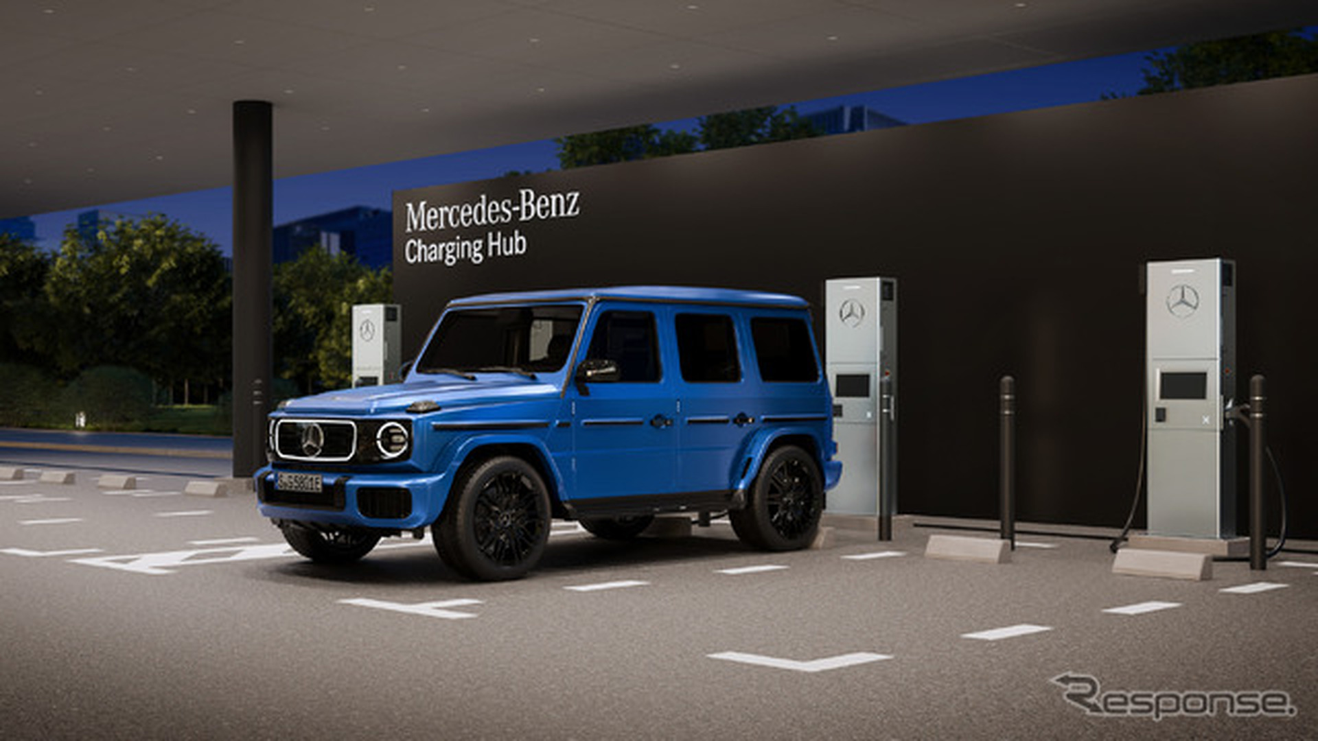 メルセデスベンツ・チャージングハブとGクラスのEV