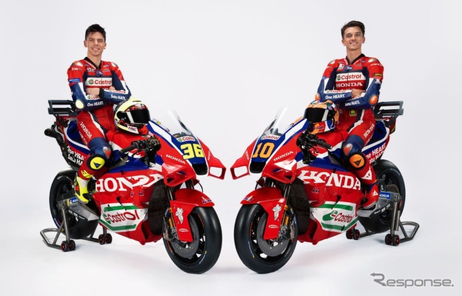 ジョアン・ミル選手とルカ・マリーニ選手