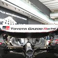 リヤウイングと翼端板（ステー）内側にTOYOTA GAZOO Racing のロゴが入る